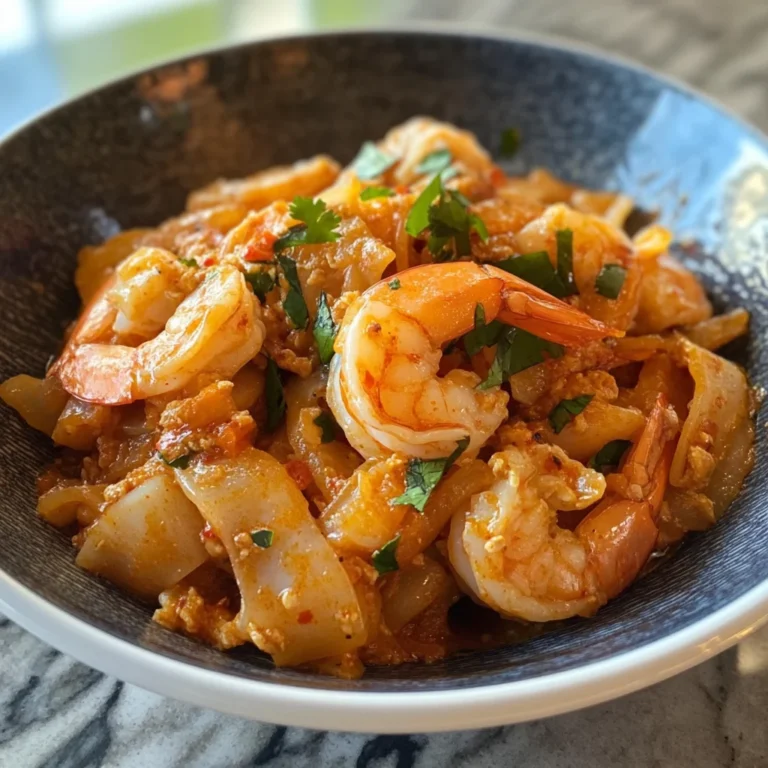Pad thaï aux crevettes
