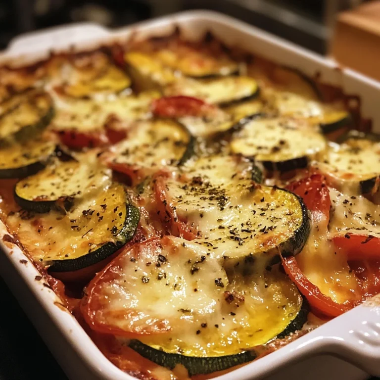 Gratin Courgettes Mozzarella Tomates