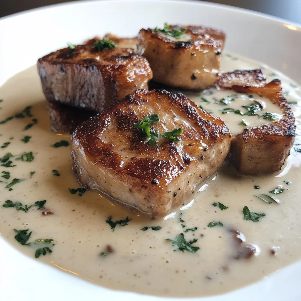 Filet de porc lait coco