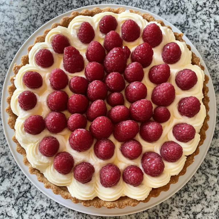Tarte mascarpone pêche vanille