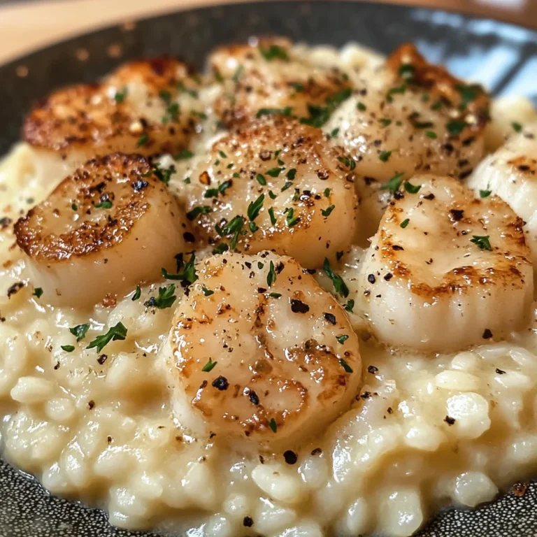 Risotto noix de Saint-Jacques