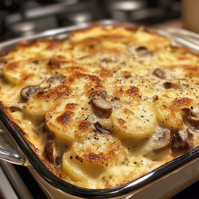 Gratin pâtes jambon champignons fromage