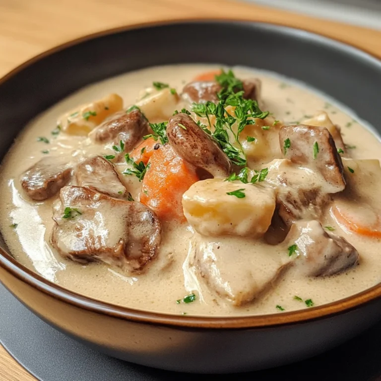 blanquette de veau facile