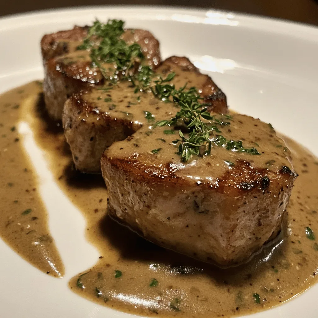 Filet De Porc Sauce Thym