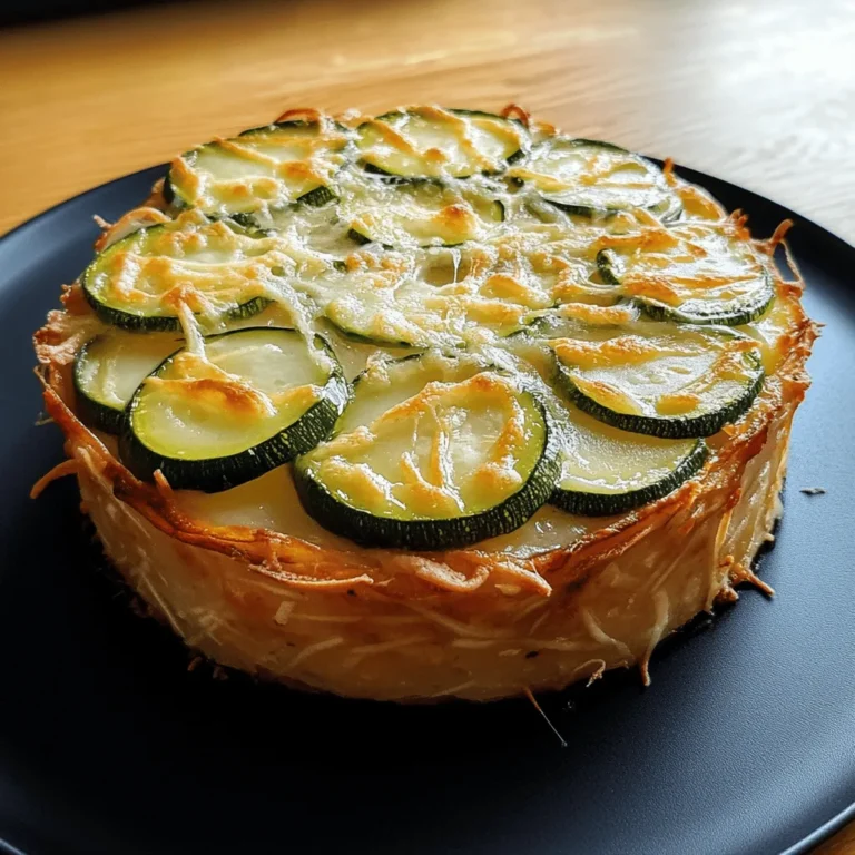 Gâteau invisible courgettes parmesan