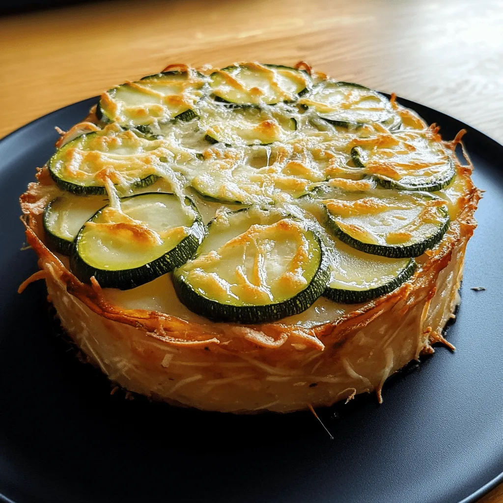Gâteau invisible courgettes parmesan