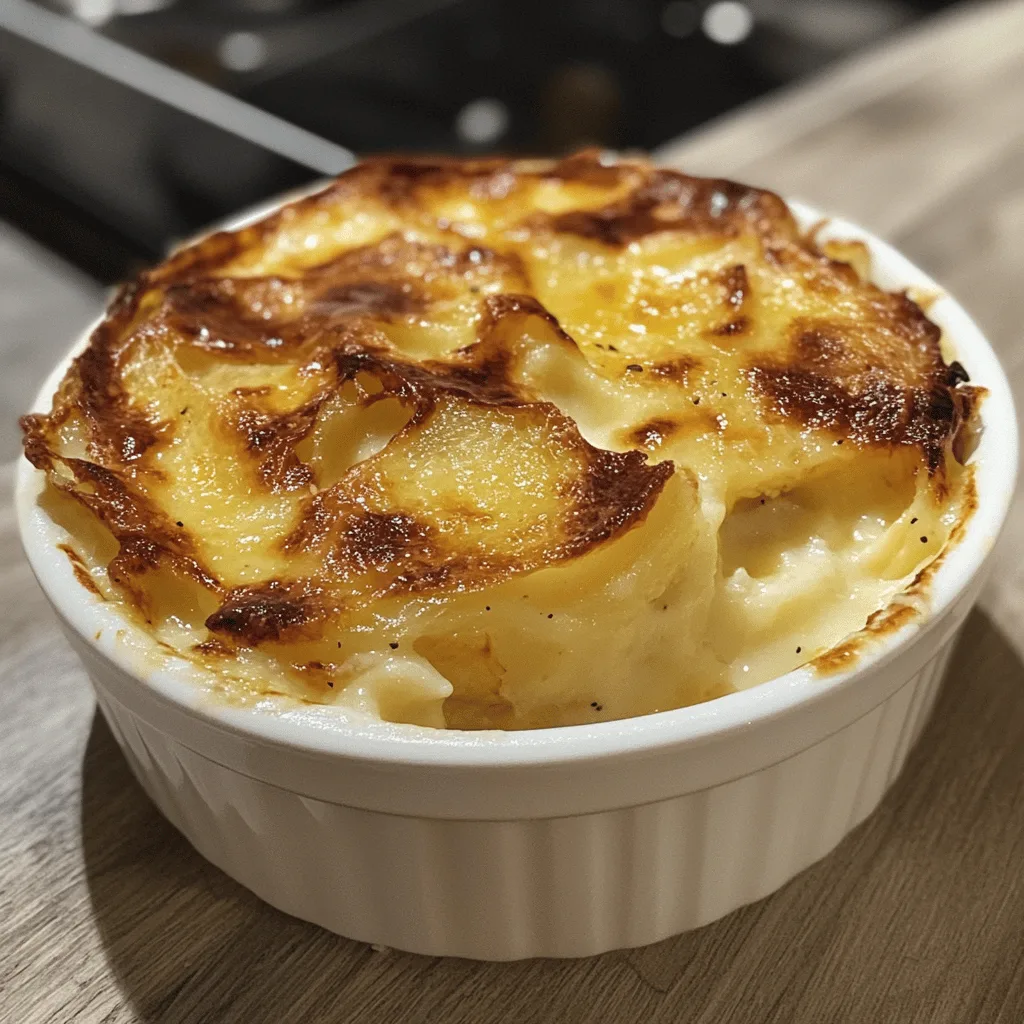 gratin dauphinois crémeux fondant