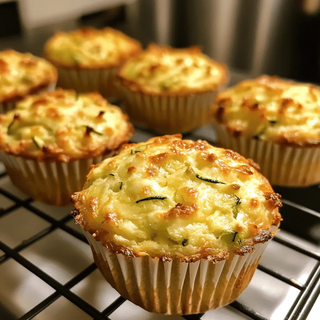 Muffins courgette et fromage