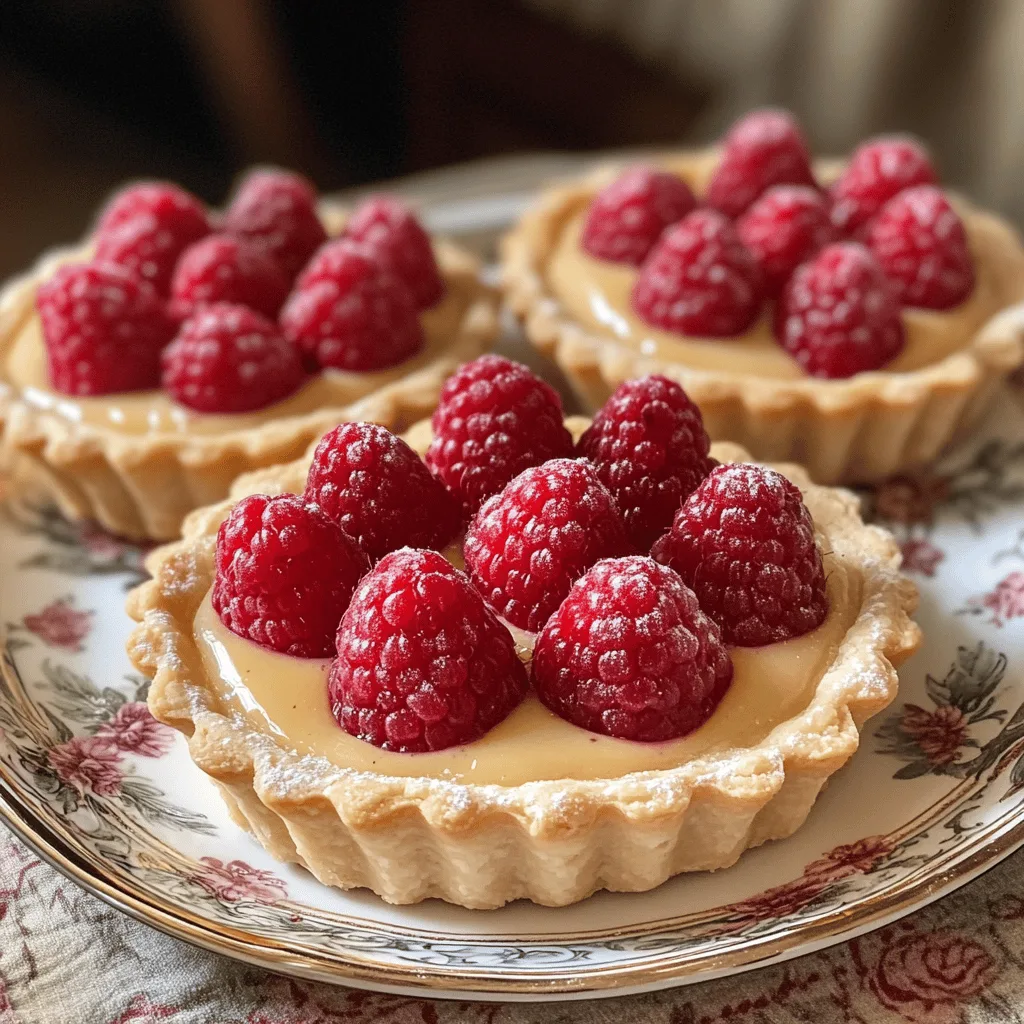 Tartelettes sans Pâtes Framboises