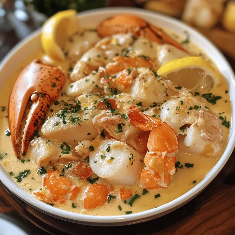 Bisque Fruits de Mer Exquises