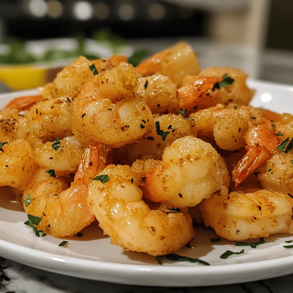 Cigares croustillants crevettes ail