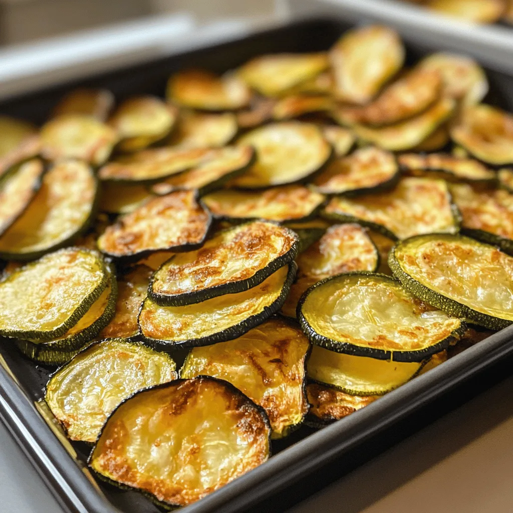 Chips Courgettes Croustillantes Four