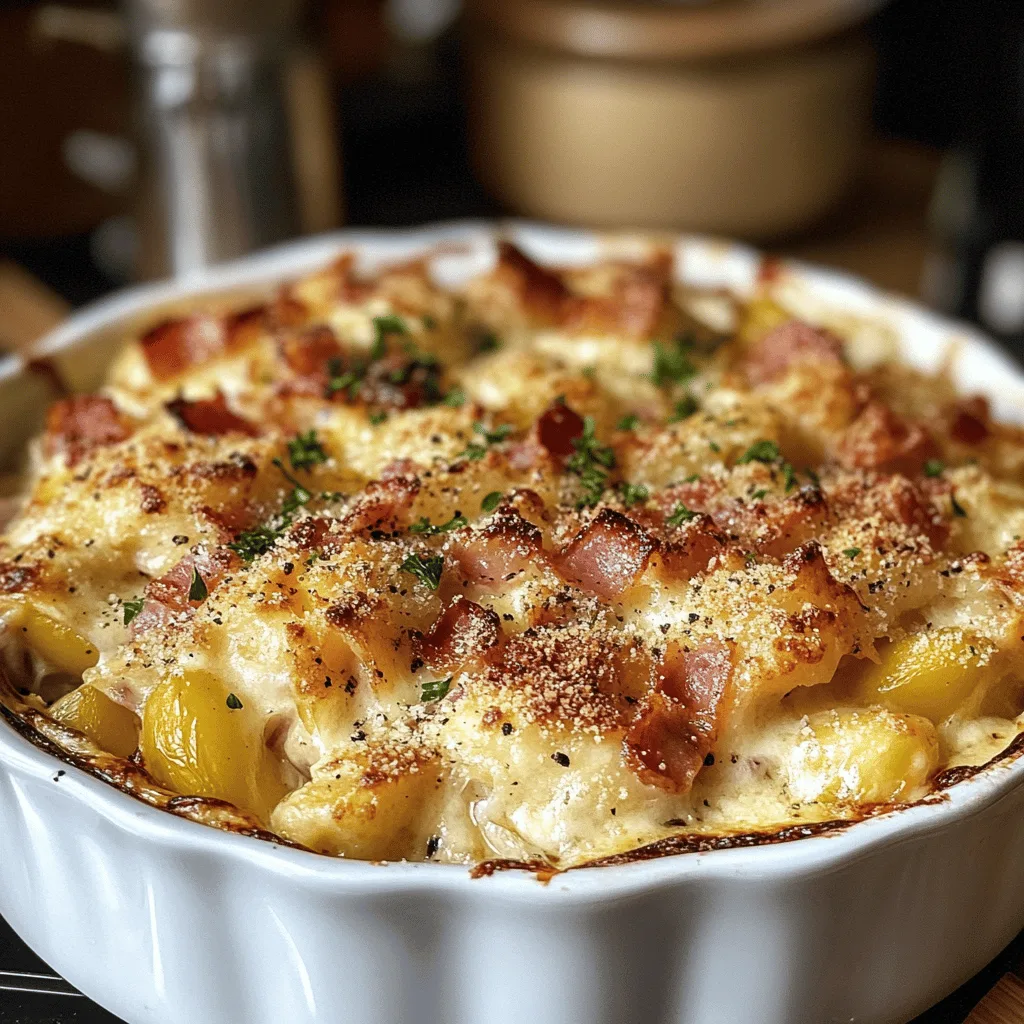 Gratin Mozza Lardons Pommes