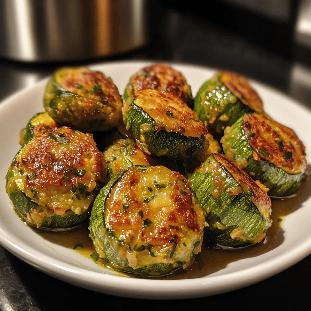 Boulettes courgettes four dorées