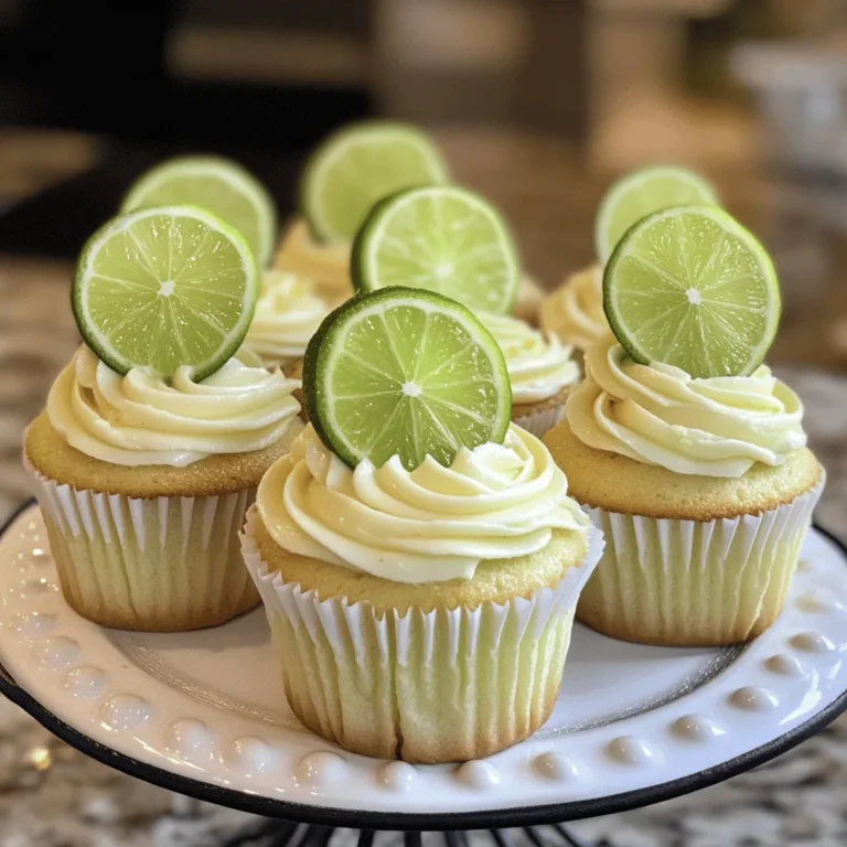 Mini-cupcakes lime crème coco