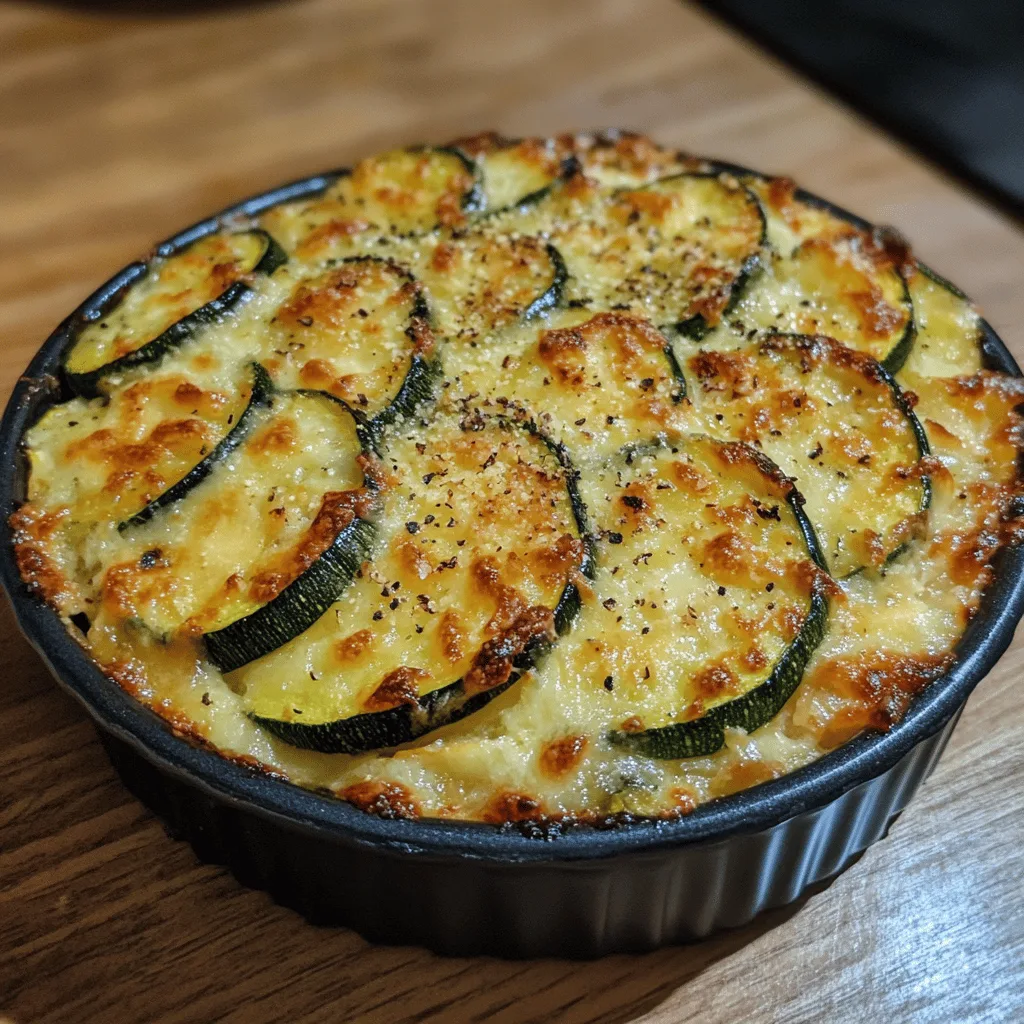 Gratin Courgettes Bleu d’Auvergne