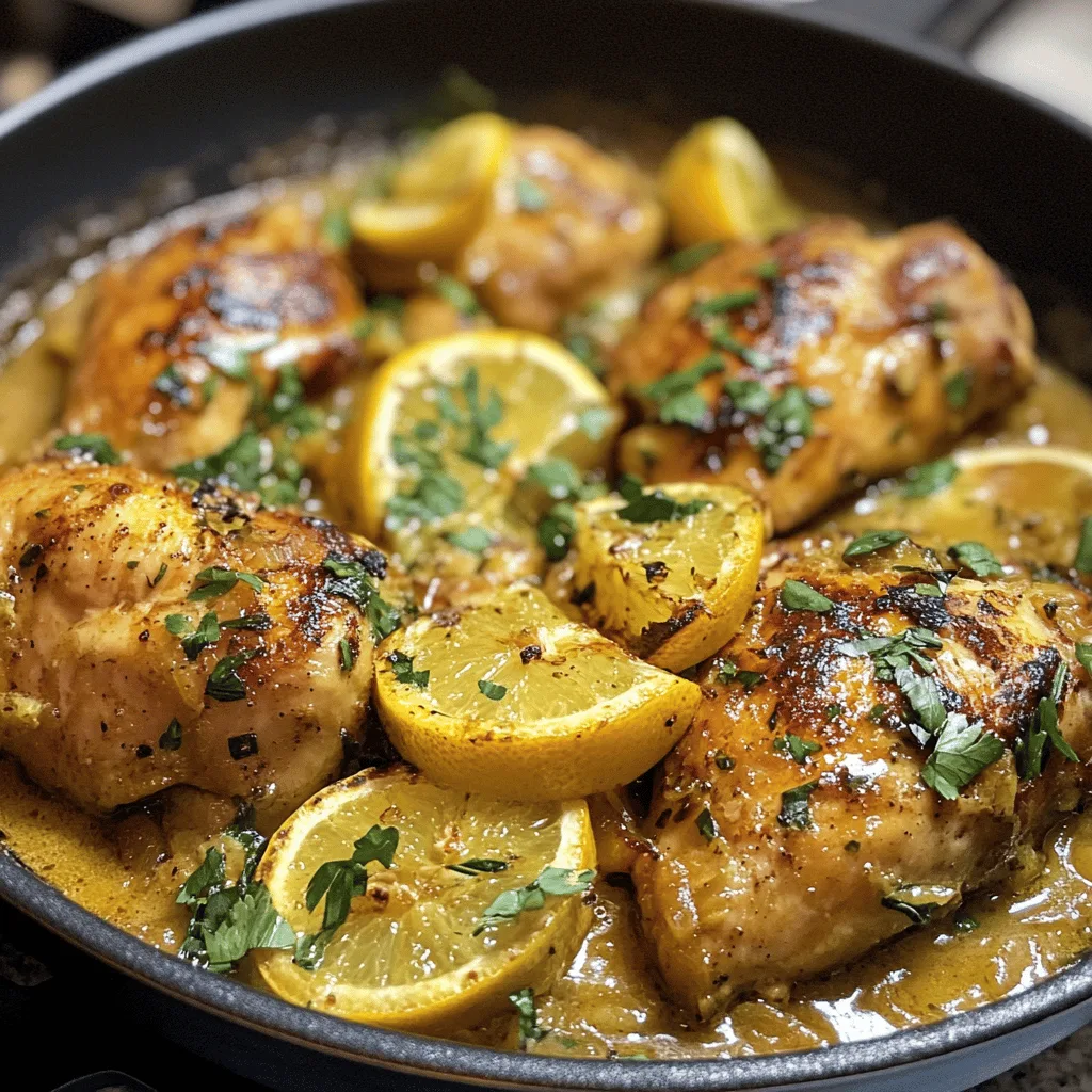Poulet citron double Ottolenghi
