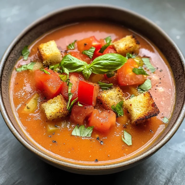 Gaspacho tomate pain rassis