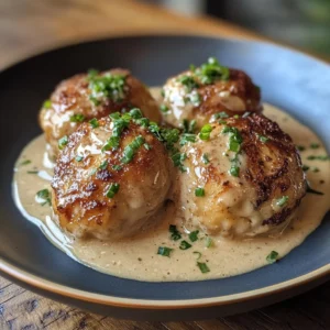 Boulettes poulet crémeuses cari coco