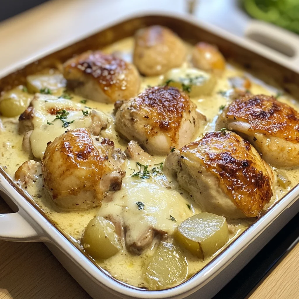 Poulet Gourmand à la Crème Fromagée