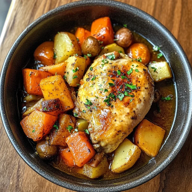 Poulet et légumes au cari