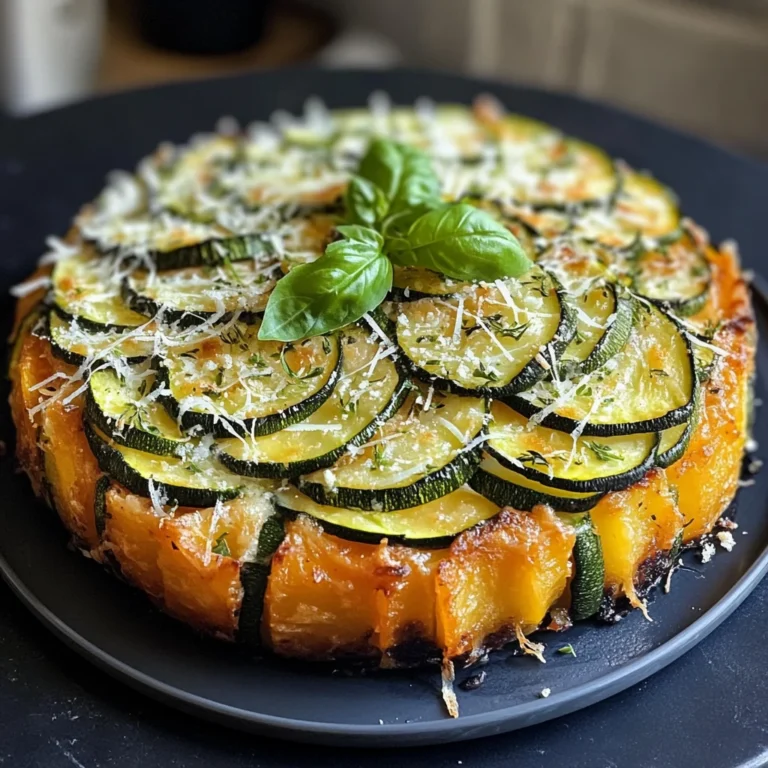 Gâteau invisible courgettes parmesan
